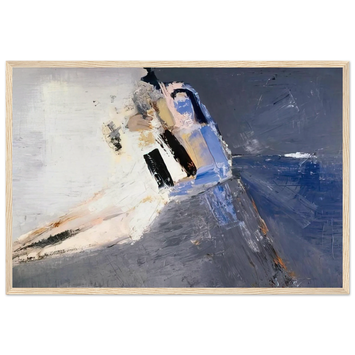 Figure accoudée - 1953 Framed Poster | Nicolas de Stael Framed Prints Wall Art | Nicolas De Stael Shop