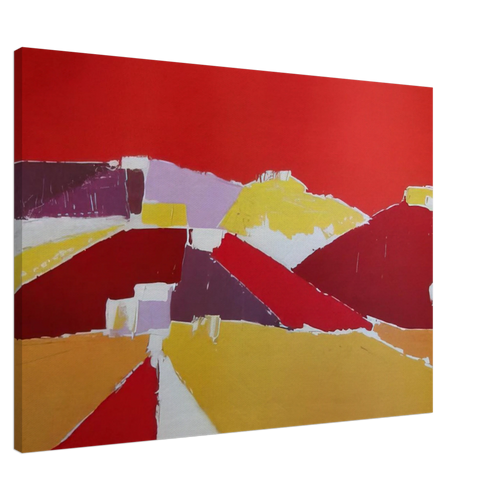 Agrigente - 1953 Canvas | Nicolas de Stael Canvas | Nicolas De Stael Shop