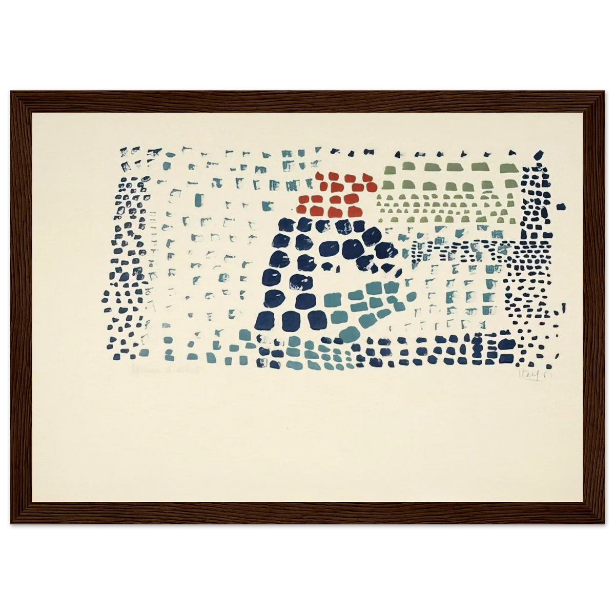 Study in Colour No. 1 Woimant Staël 93 - Art Informel Framed Poster | Nicolas de Stael Framed Prints Wall Art | Nicolas De Stael Shop