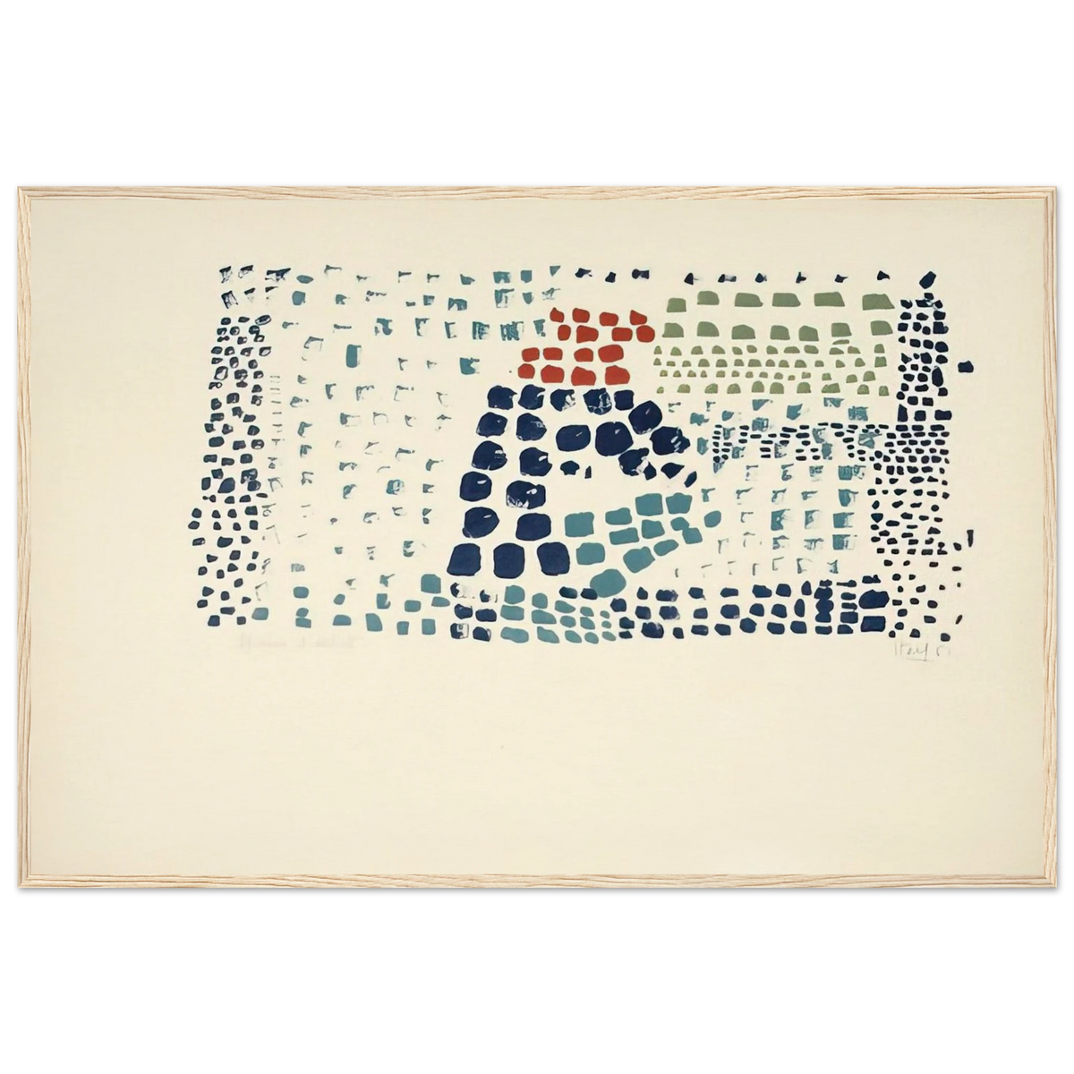 Study in Colour No. 1 Woimant Staël 93 - Art Informel Framed Poster | Nicolas de Stael Framed Prints Wall Art | Nicolas De Stael Shop