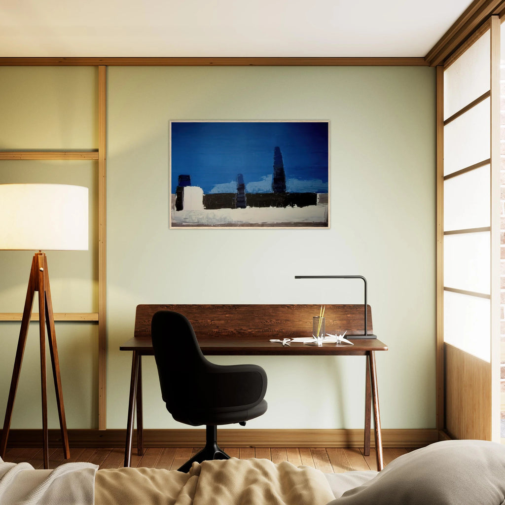 Fiesole - 1953 Framed Poster | Nicolas de Stael Framed Prints Wall Art | Nicolas De Stael Shop