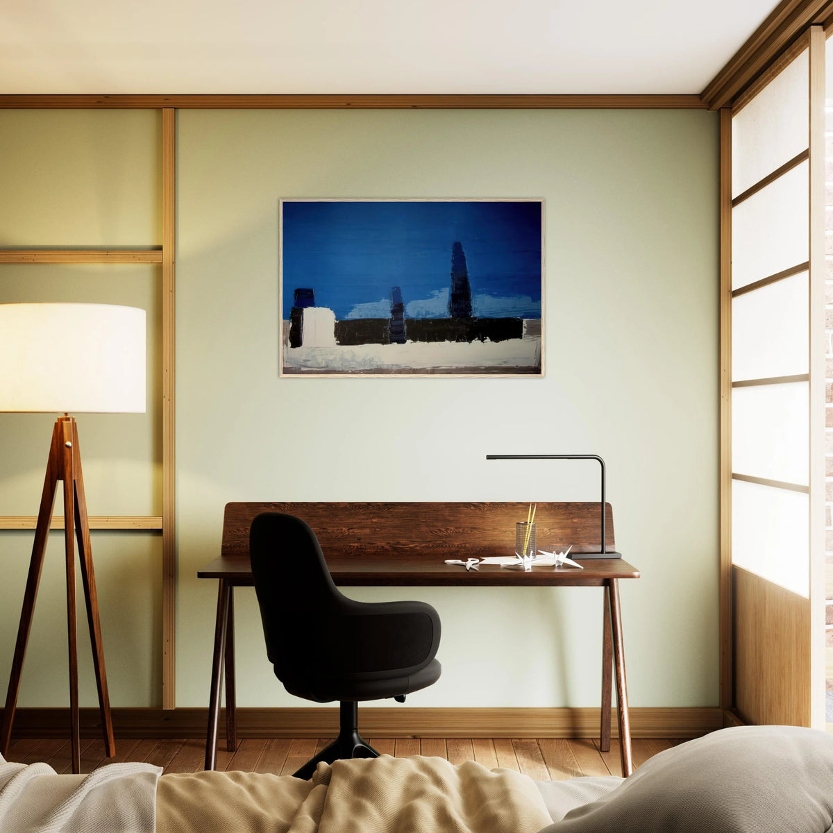 Fiesole - 1953 Framed Poster | Nicolas de Stael Framed Prints Wall Art | Nicolas De Stael Shop