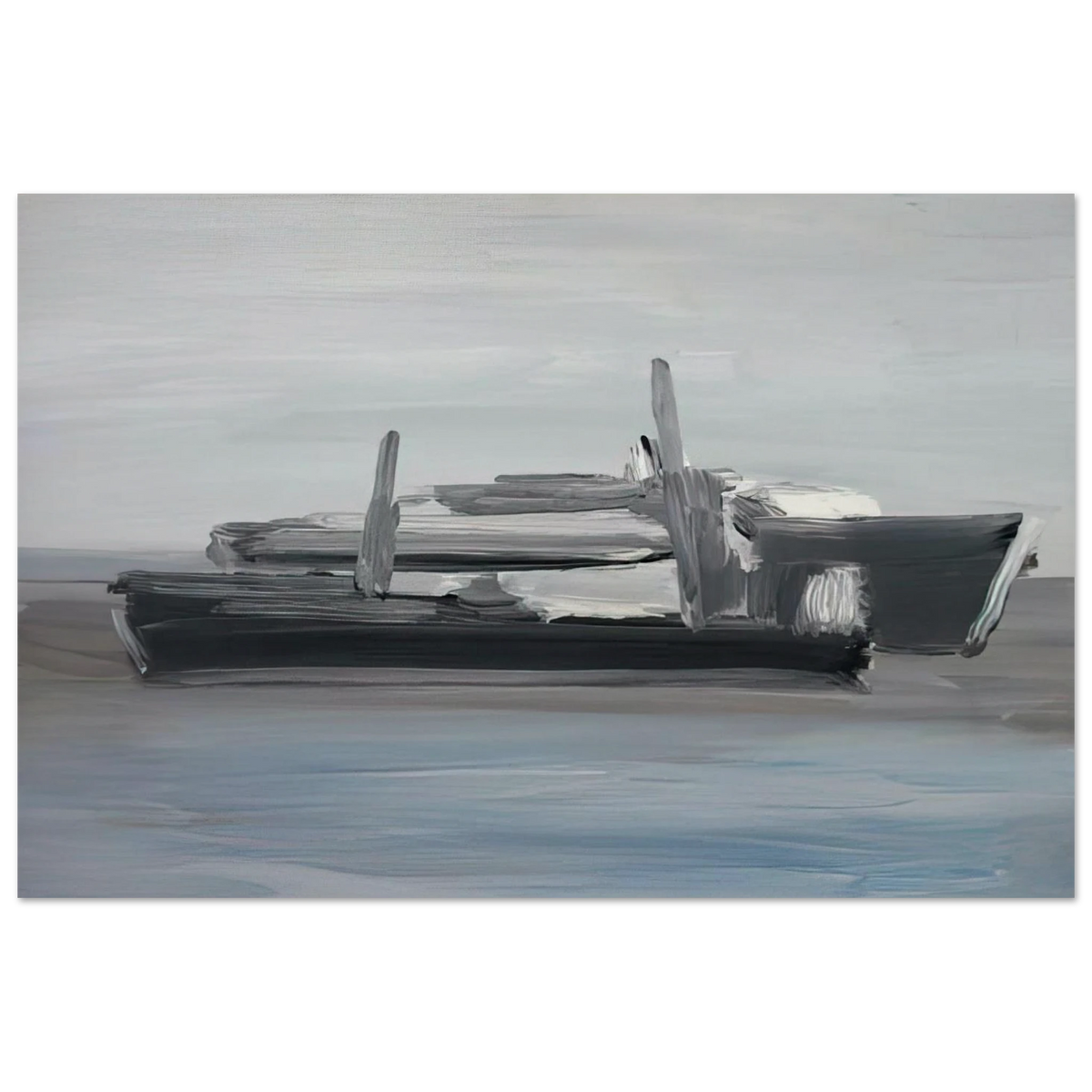 Marine - Lyrical Abstraction Poster | Nicolas de Stael Poster | Nicolas De Stael Shop