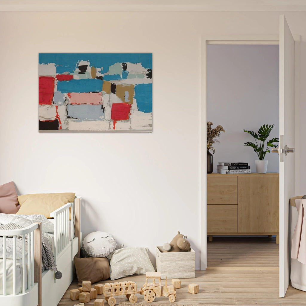 Méditerranée 01 - Art Informel Canvas | Nicolas de Stael Canvas | Nicolas De Stael Shop