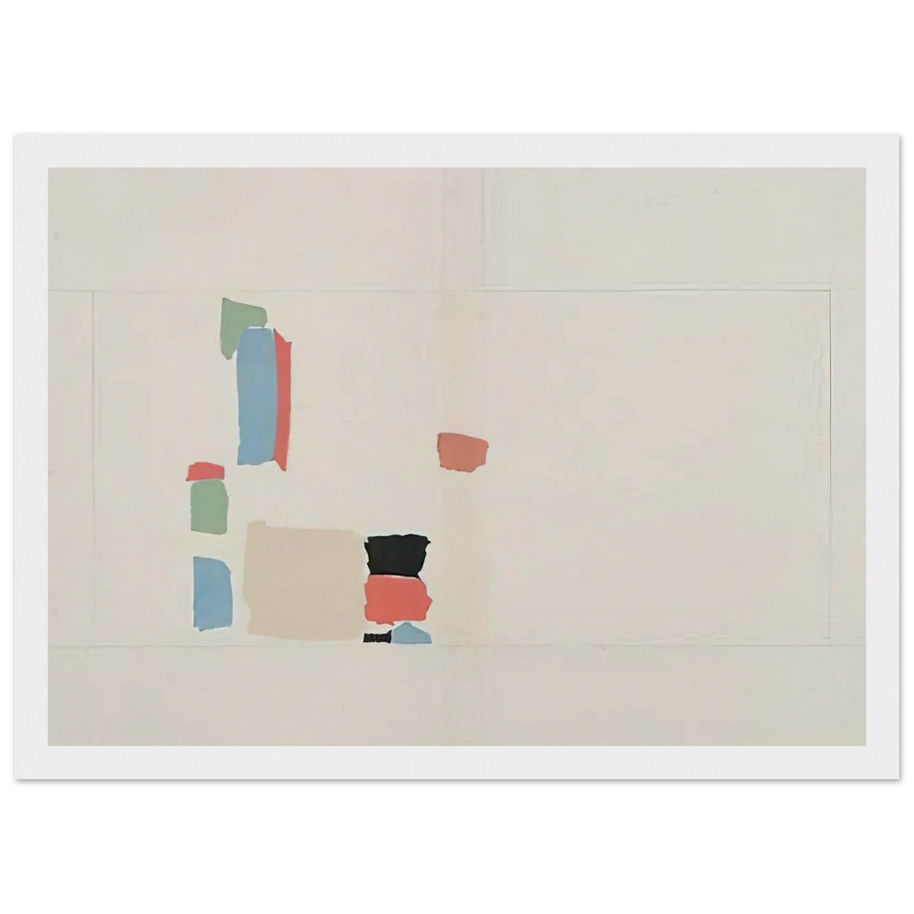 Abstract Composition - Lyrical Abstraction Framed Poster | Nicolas de Stael Framed Prints Wall Art | Nicolas De Stael Shop