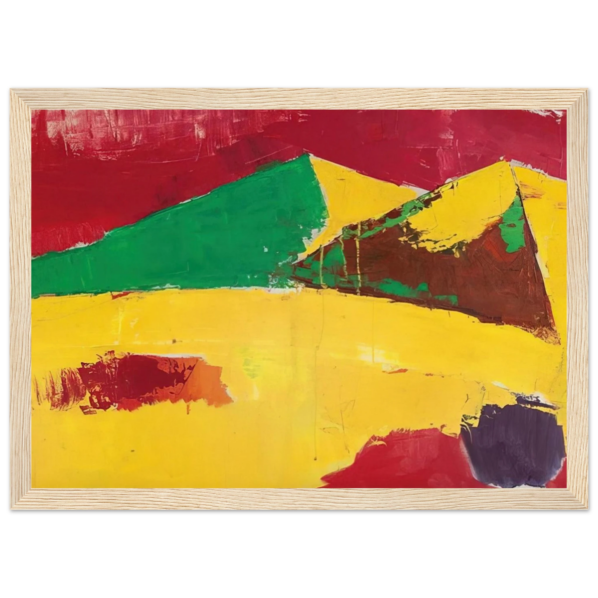 Sicile Agrigente - 1953 Framed Poster | Nicolas de Stael Framed Prints Wall Art | Nicolas De Stael Shop