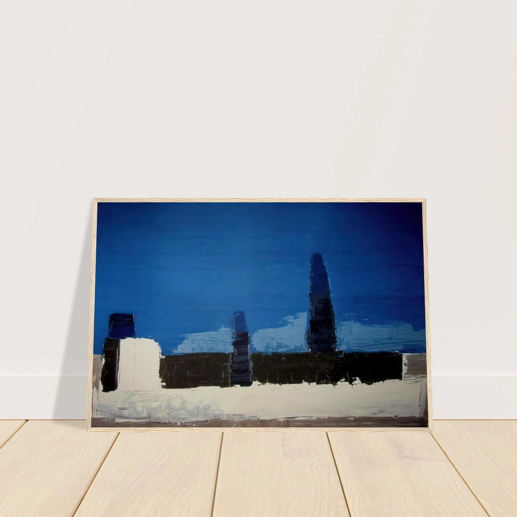 Fiesole - 1953 Framed Poster | Nicolas de Stael Framed Prints Wall Art | Nicolas De Stael Shop