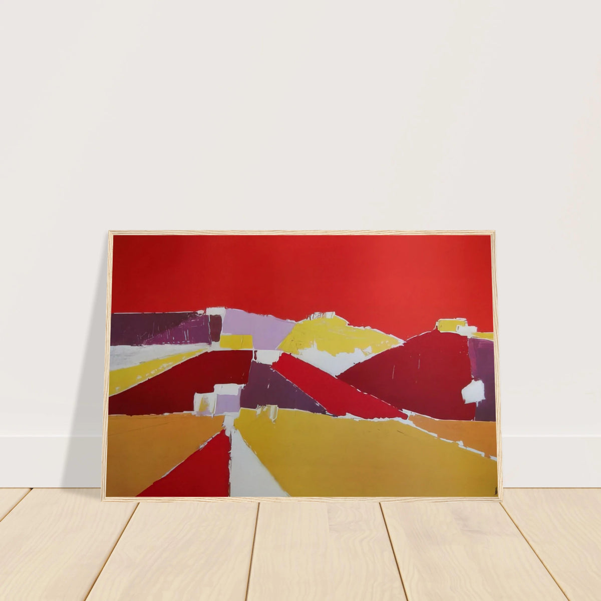 Agrigente - 1953 Framed Poster | Nicolas de Stael Framed Prints Wall Art | Nicolas De Stael Shop