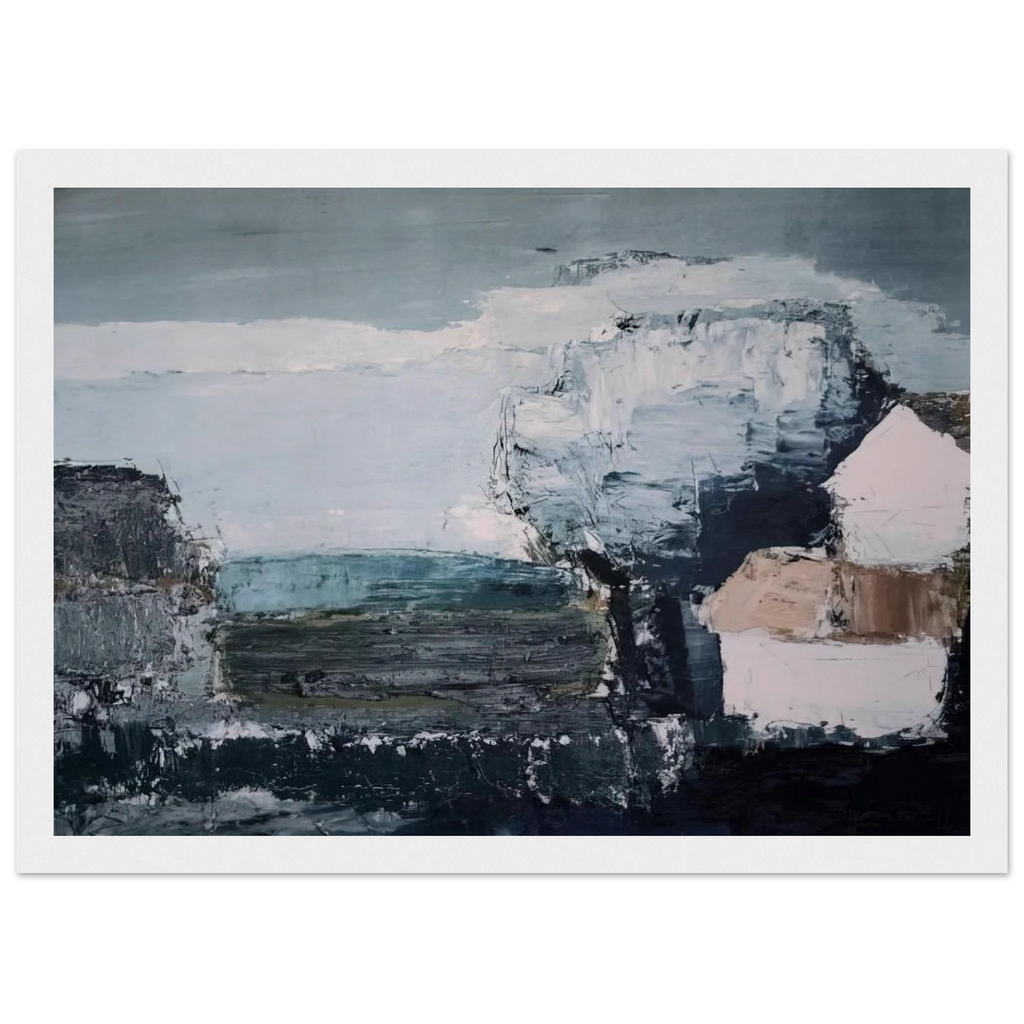 Paysage méditerranéen - 1953 Framed Poster | Nicolas de Stael Framed Prints Wall Art | Nicolas De Stael Shop