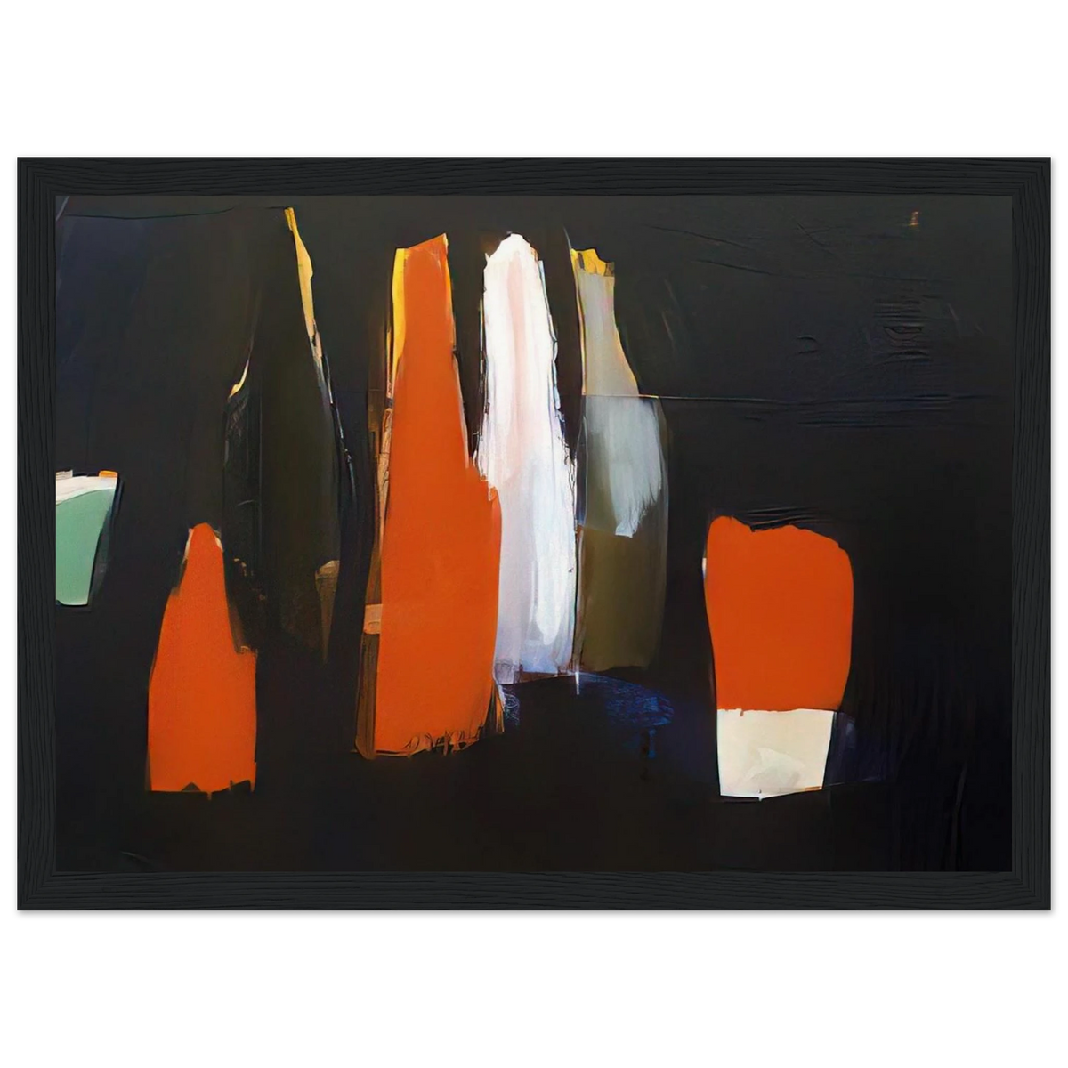 Bouteilles - Art Informel Framed Poster | Nicolas de Stael Framed Prints Wall Art | Nicolas De Stael Shop