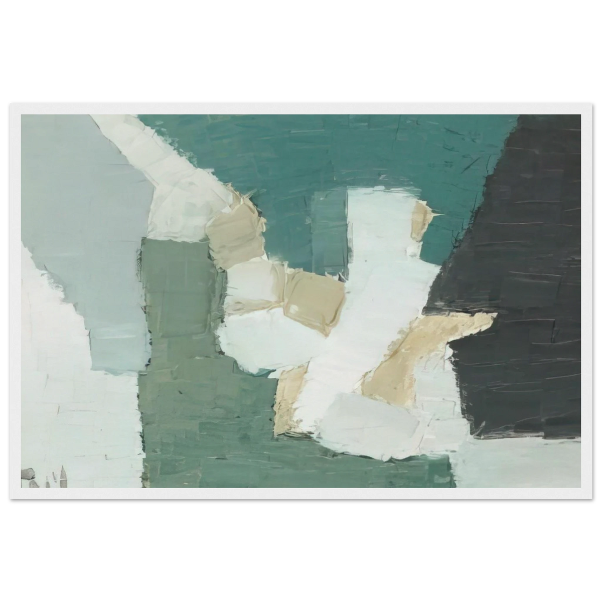 Composition - 1949 Framed Poster | Nicolas de Stael Framed Prints Wall Art | Nicolas De Stael Shop