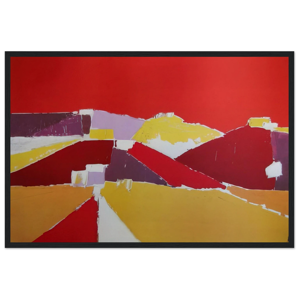 Agrigente - 1953 Framed Poster | Nicolas de Stael Framed Prints Wall Art | Nicolas De Stael Shop