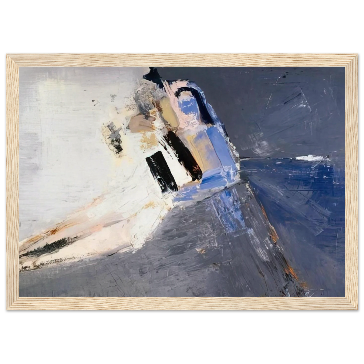 Figure accoudée - 1953 Framed Poster | Nicolas de Stael Framed Prints Wall Art | Nicolas De Stael Shop