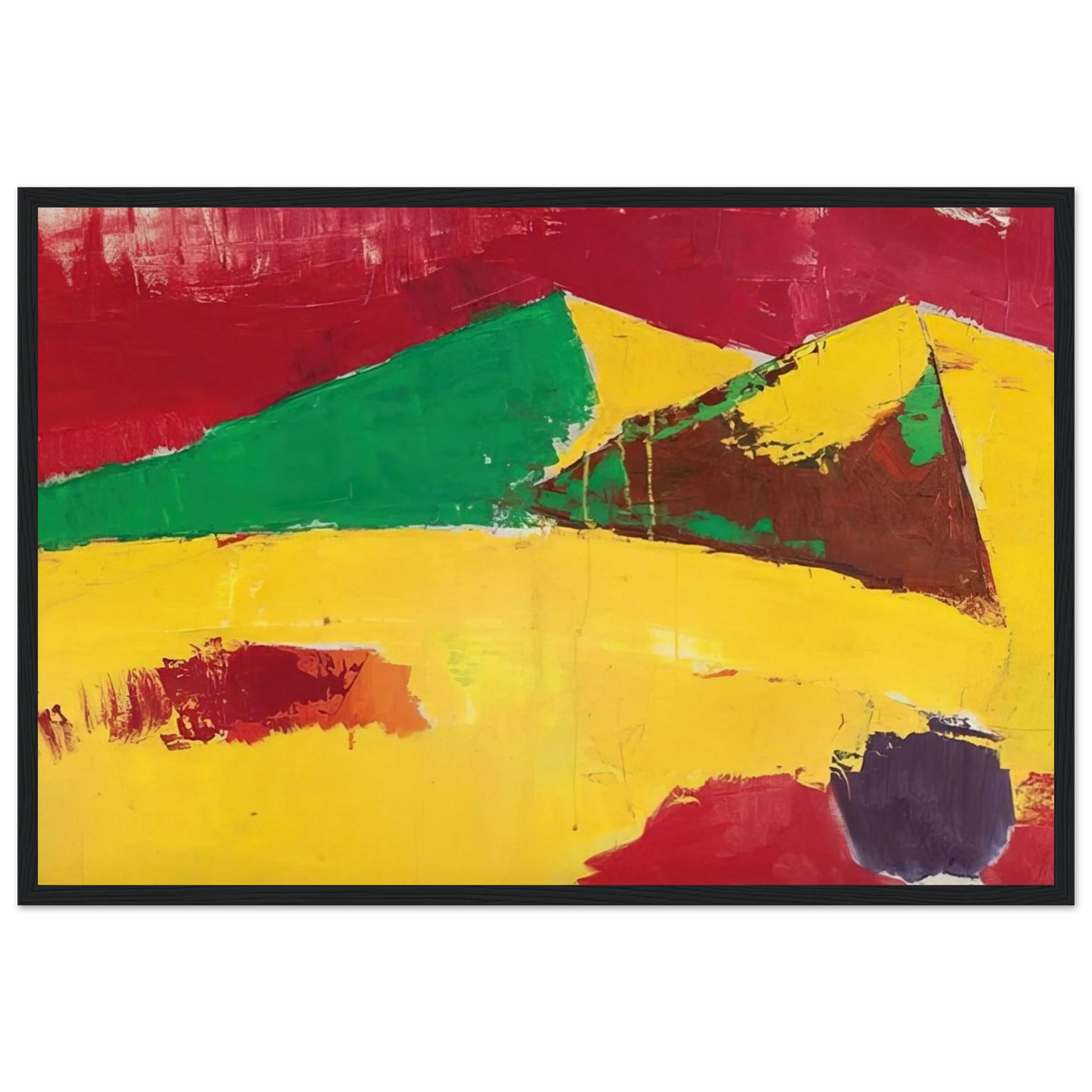 Sicile Agrigente - 1953 Framed Poster | Nicolas de Stael Framed Prints Wall Art | Nicolas De Stael Shop