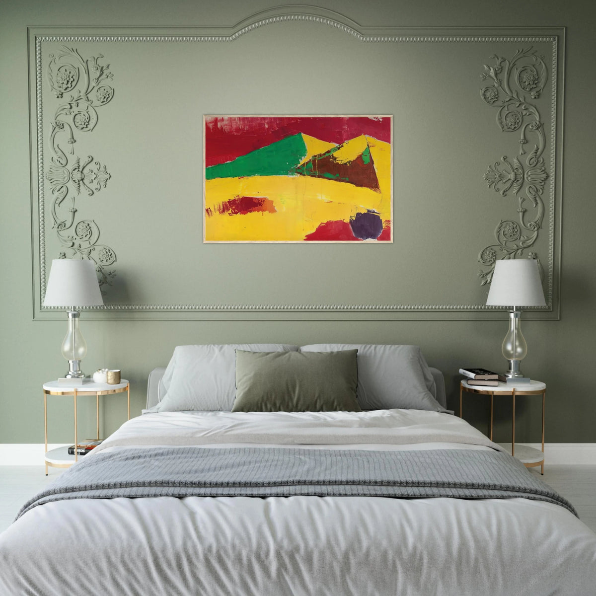 Sicile Agrigente - 1953 Framed Poster | Nicolas de Stael Framed Prints Wall Art | Nicolas De Stael Shop