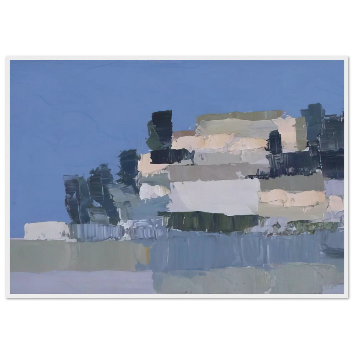 Ménerbes - Art Informel Framed Poster | Nicolas de Stael Framed Prints Wall Art | Nicolas De Stael Shop