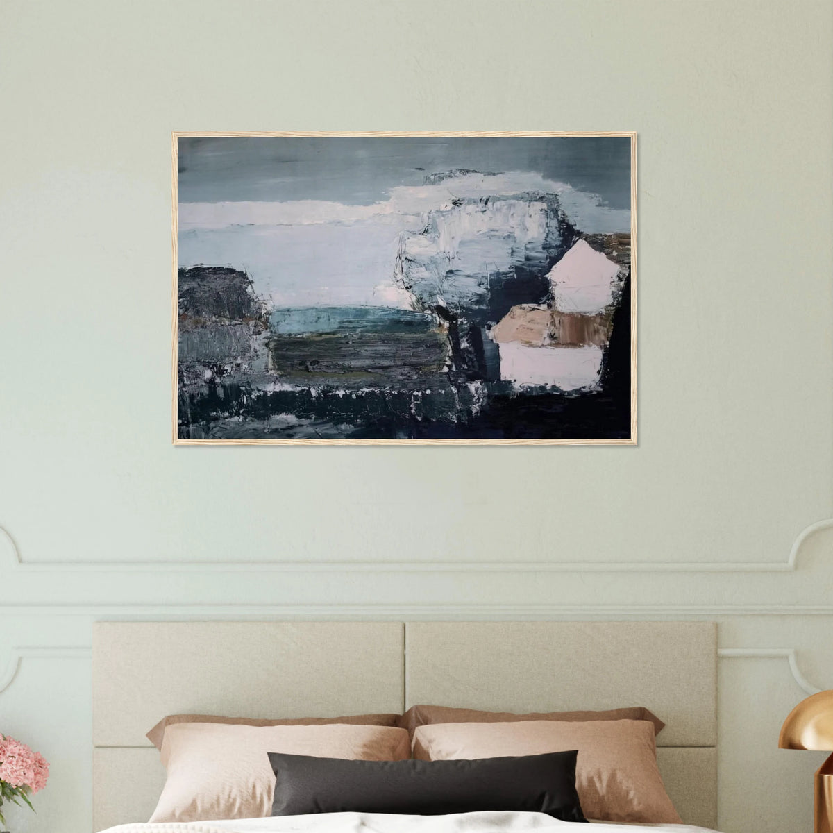 Paysage méditerranéen - 1953 Framed Poster | Nicolas de Stael Framed Prints Wall Art | Nicolas De Stael Shop