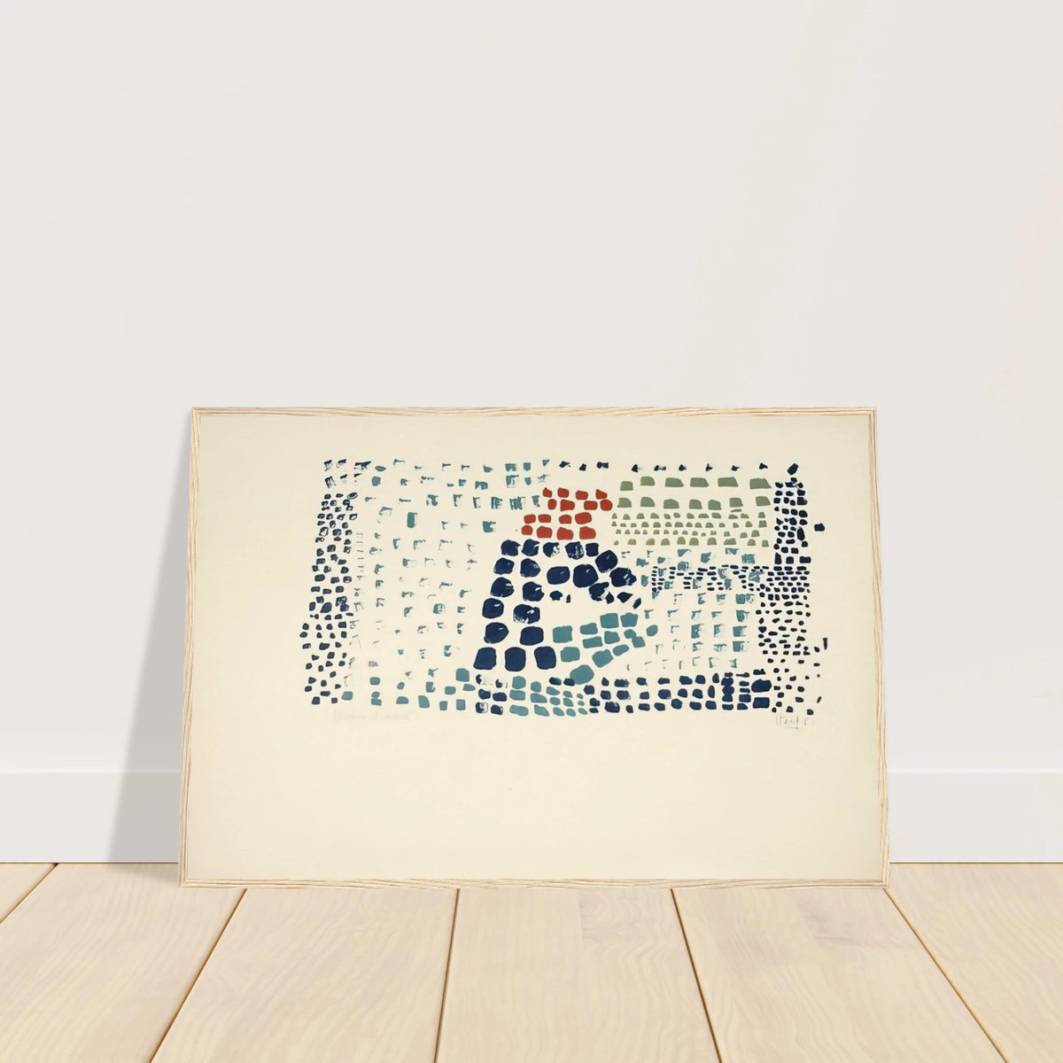 Study in Colour No. 1 Woimant Staël 93 - Art Informel Framed Poster | Nicolas de Stael Framed Prints Wall Art | Nicolas De Stael Shop