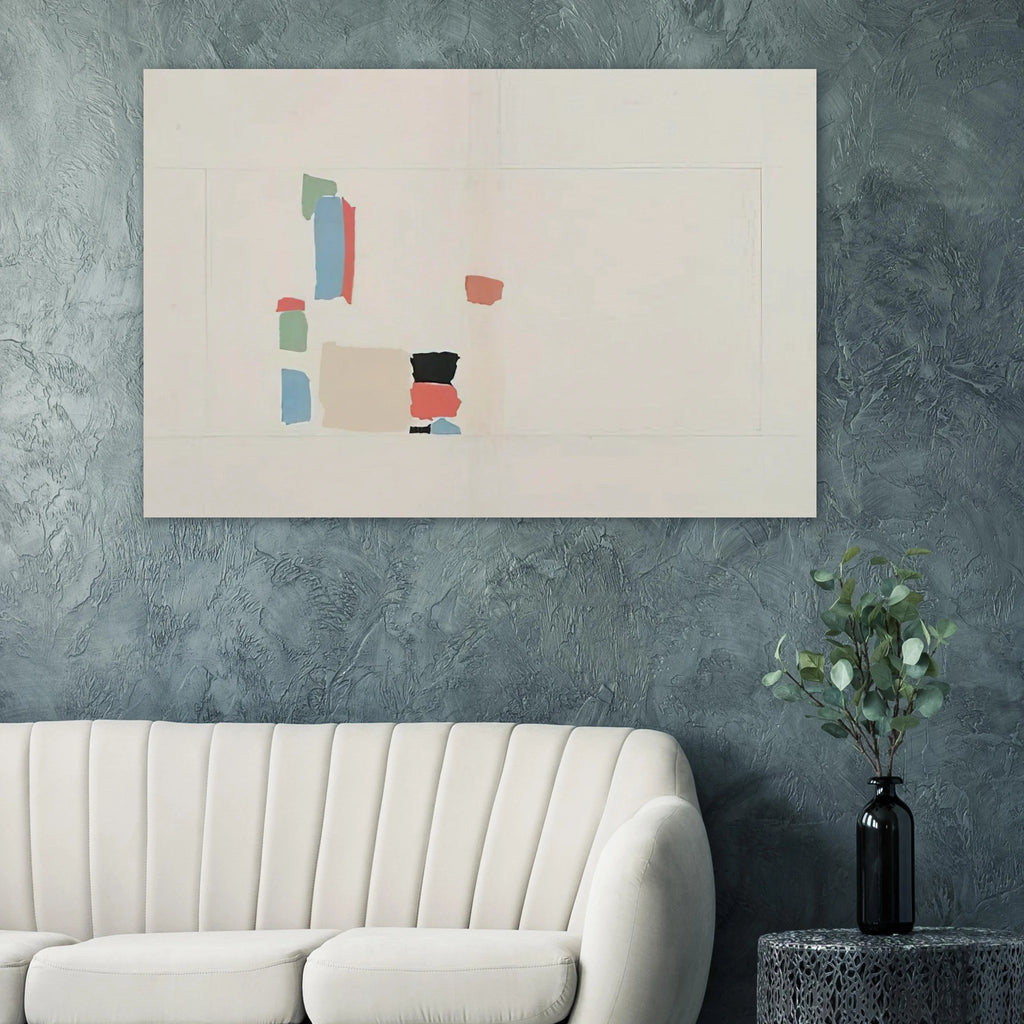 Abstract Composition - Lyrical Abstraction Poster | Nicolas de Stael Poster | Nicolas De Stael Shop