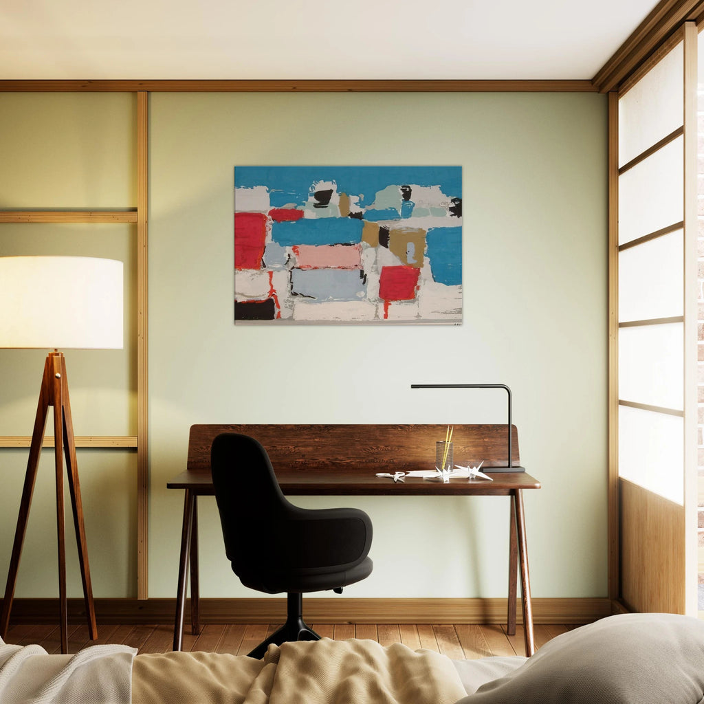 Méditerranée 01 - Art Informel Canvas | Nicolas de Stael Canvas | Nicolas De Stael Shop