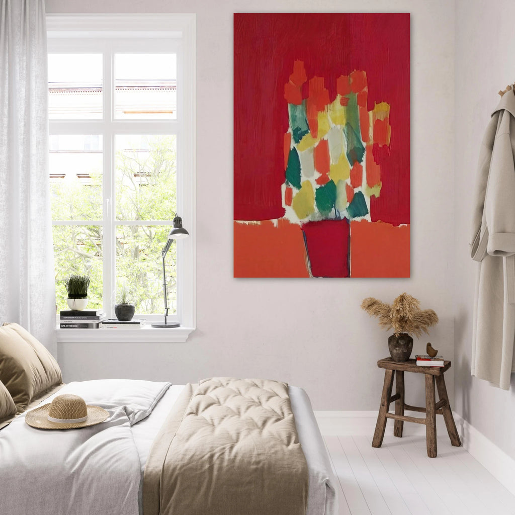 Fleurs rouges - 1952 Poster | Nicolas de Stael Poster | Nicolas De Stael Shop