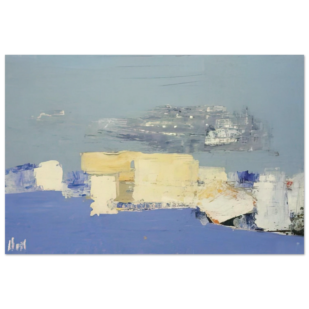 Paysage méditerranéen - Art Informel Poster | Nicolas de Stael Poster | Nicolas De Stael Shop