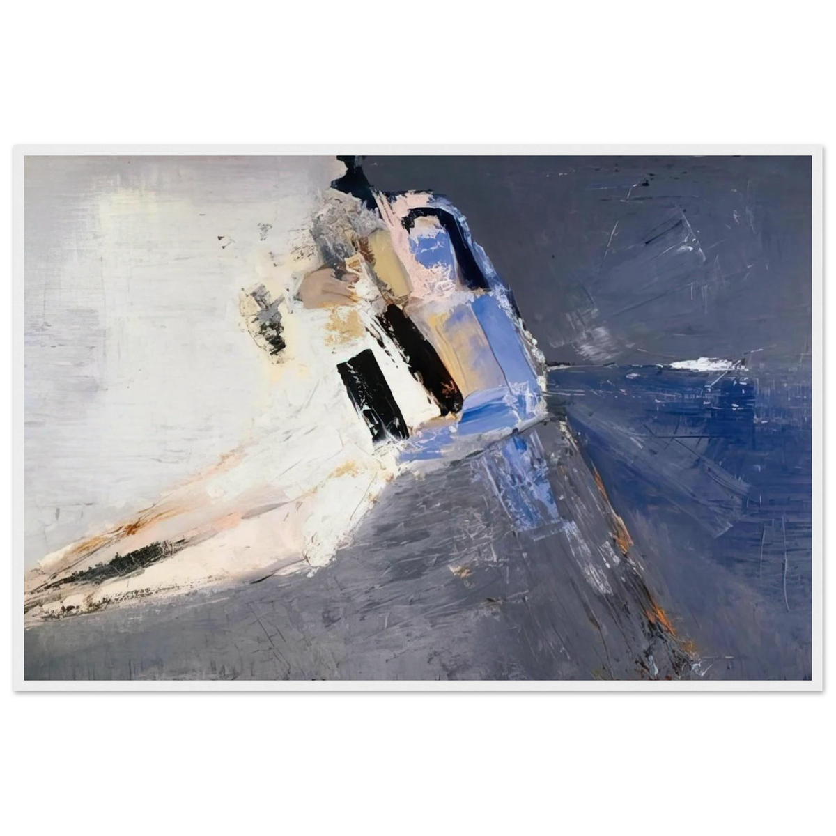 Figure accoudée - 1953 Framed Poster | Nicolas de Stael Framed Prints Wall Art | Nicolas De Stael Shop
