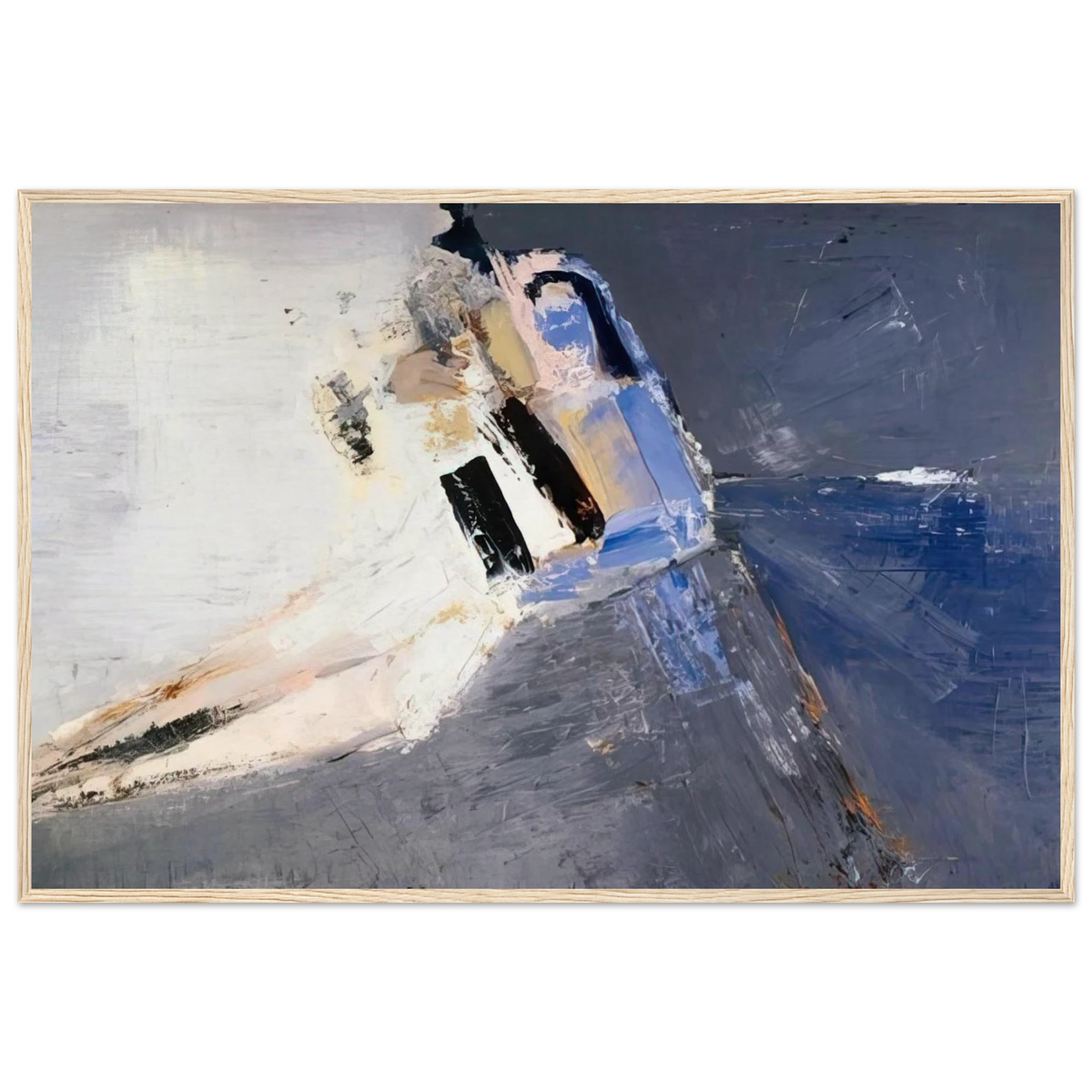 Figure accoudée - 1953 Framed Poster | Nicolas de Stael Framed Prints Wall Art | Nicolas De Stael Shop