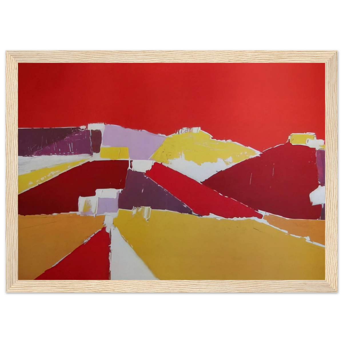 Agrigente - 1953 Framed Poster | Nicolas de Stael Framed Prints Wall Art | Nicolas De Stael Shop