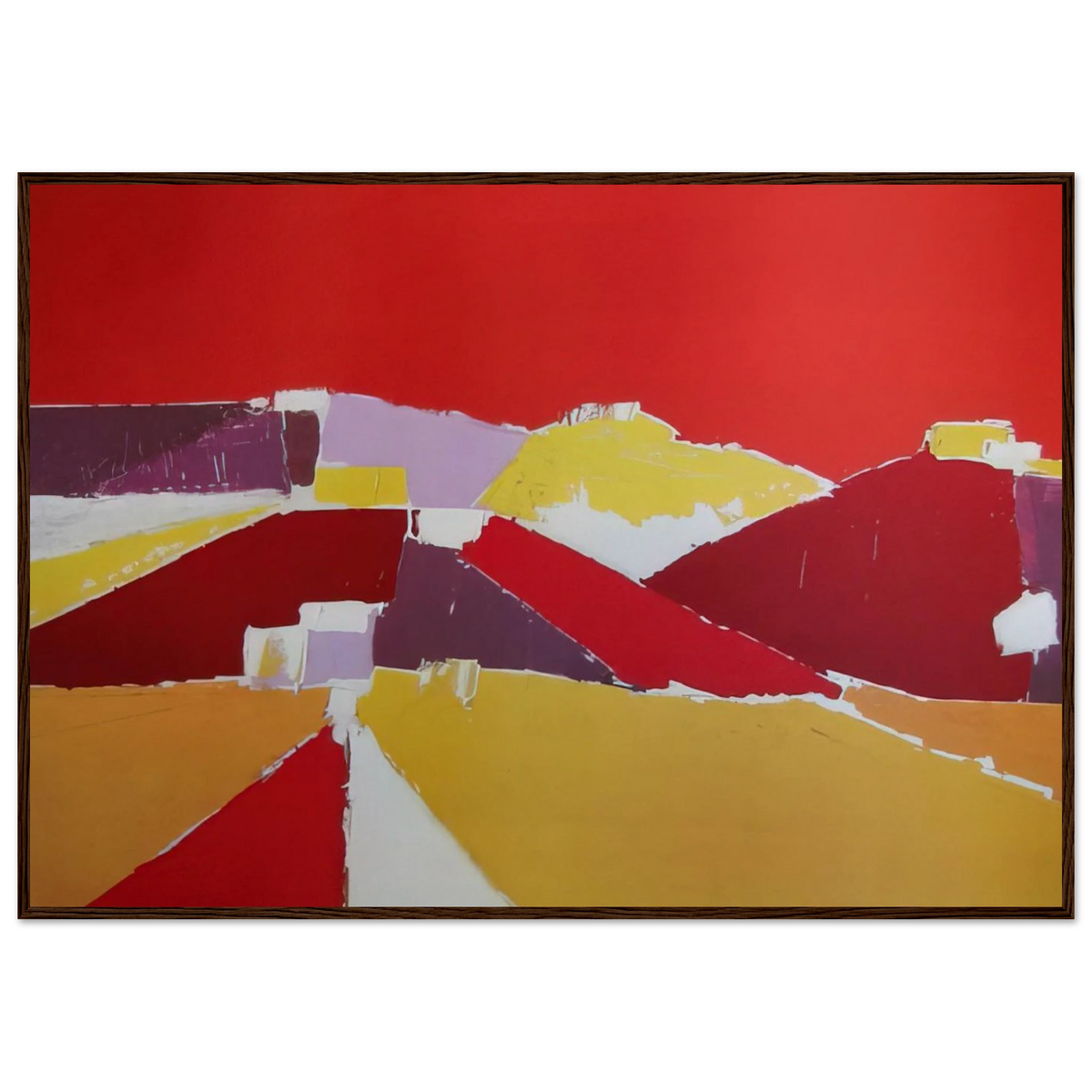 Agrigente - 1953 Framed Poster | Nicolas de Stael Framed Prints Wall Art | Nicolas De Stael Shop
