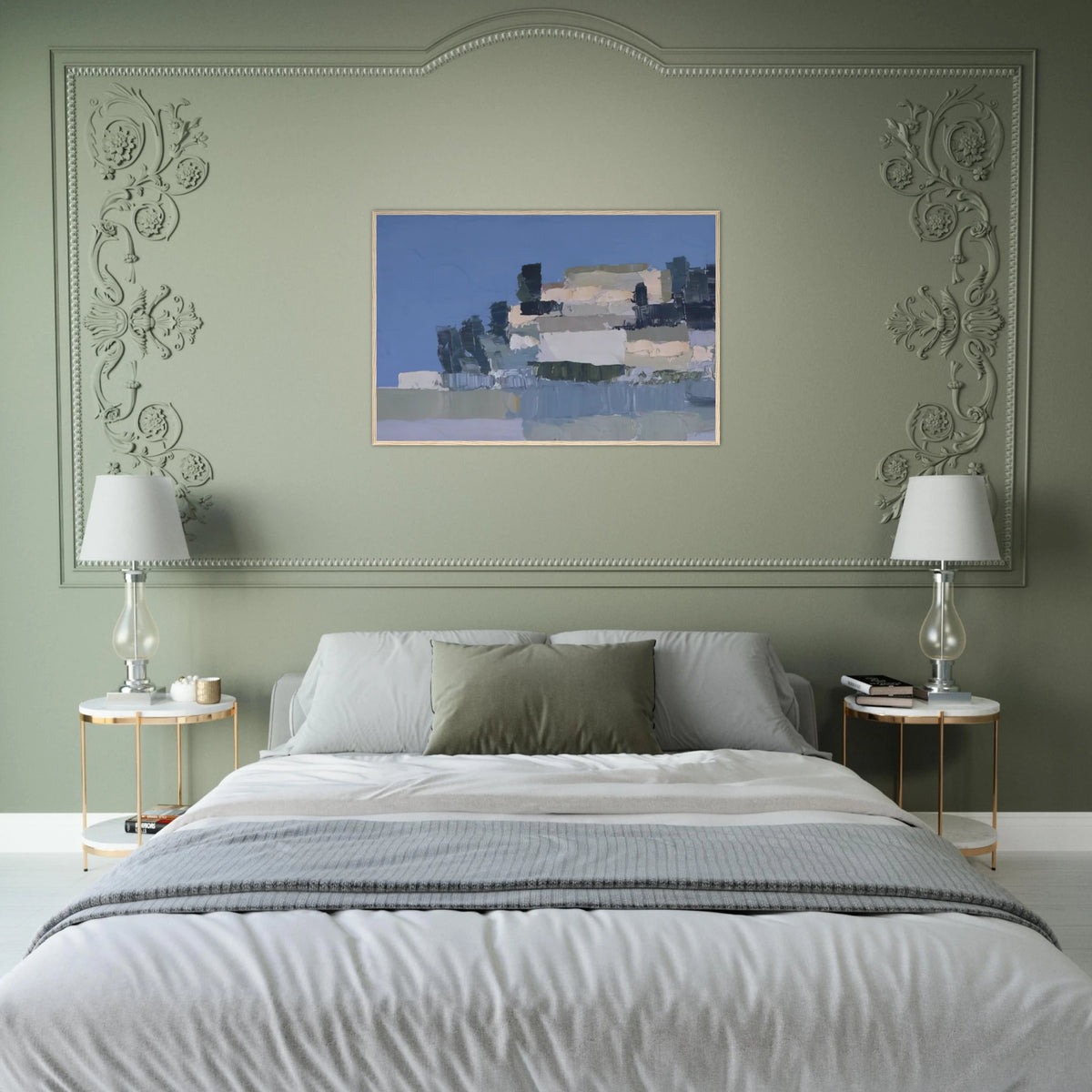 Ménerbes - Art Informel Framed Poster | Nicolas de Stael Framed Prints Wall Art | Nicolas De Stael Shop