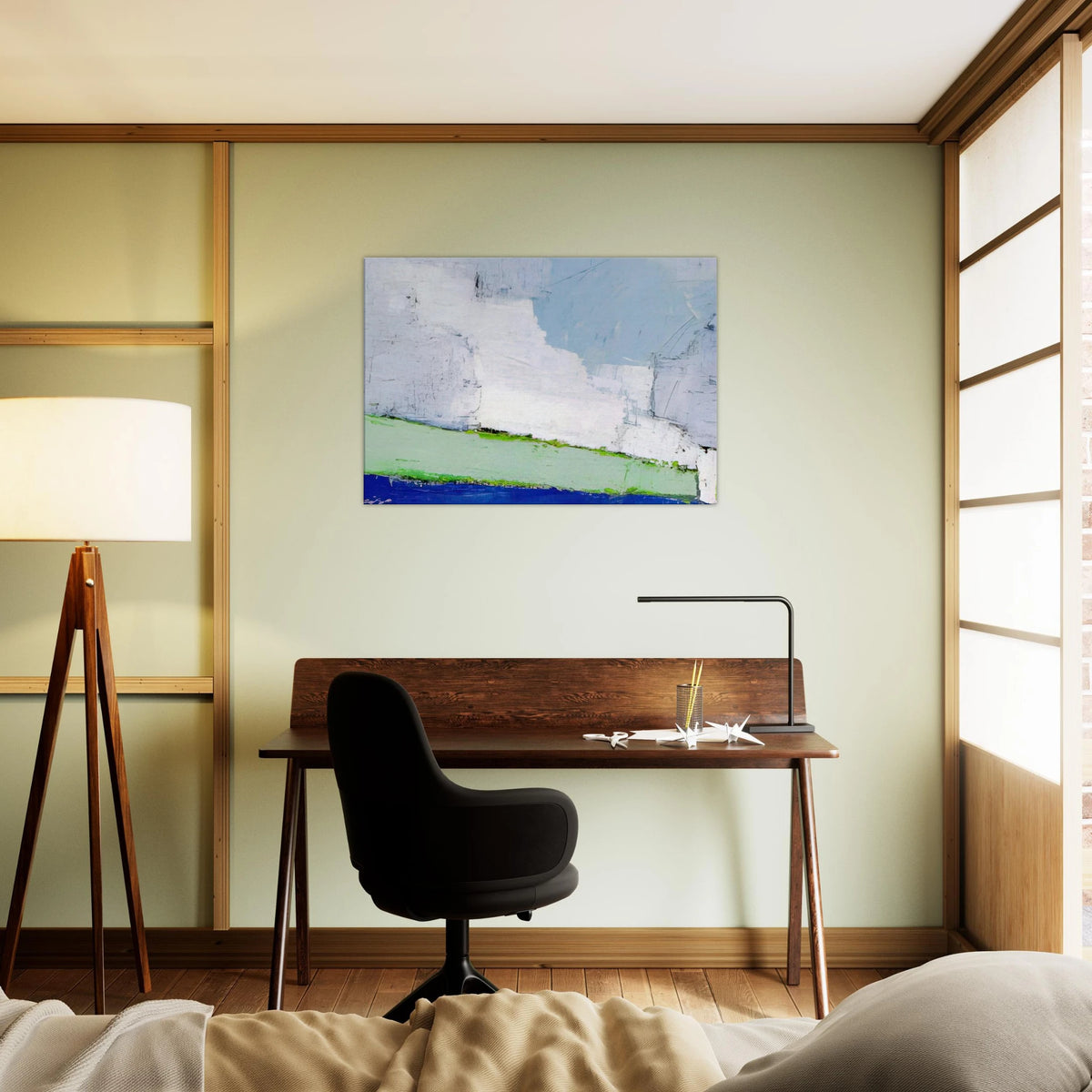 Paysage de Vaucluse No. 3 - 1953 Canvas | Nicolas de Stael Canvas | Nicolas De Stael Shop