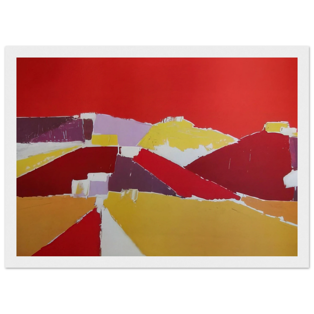 Agrigente - 1953 Framed Poster | Nicolas de Stael Framed Prints Wall Art | Nicolas De Stael Shop