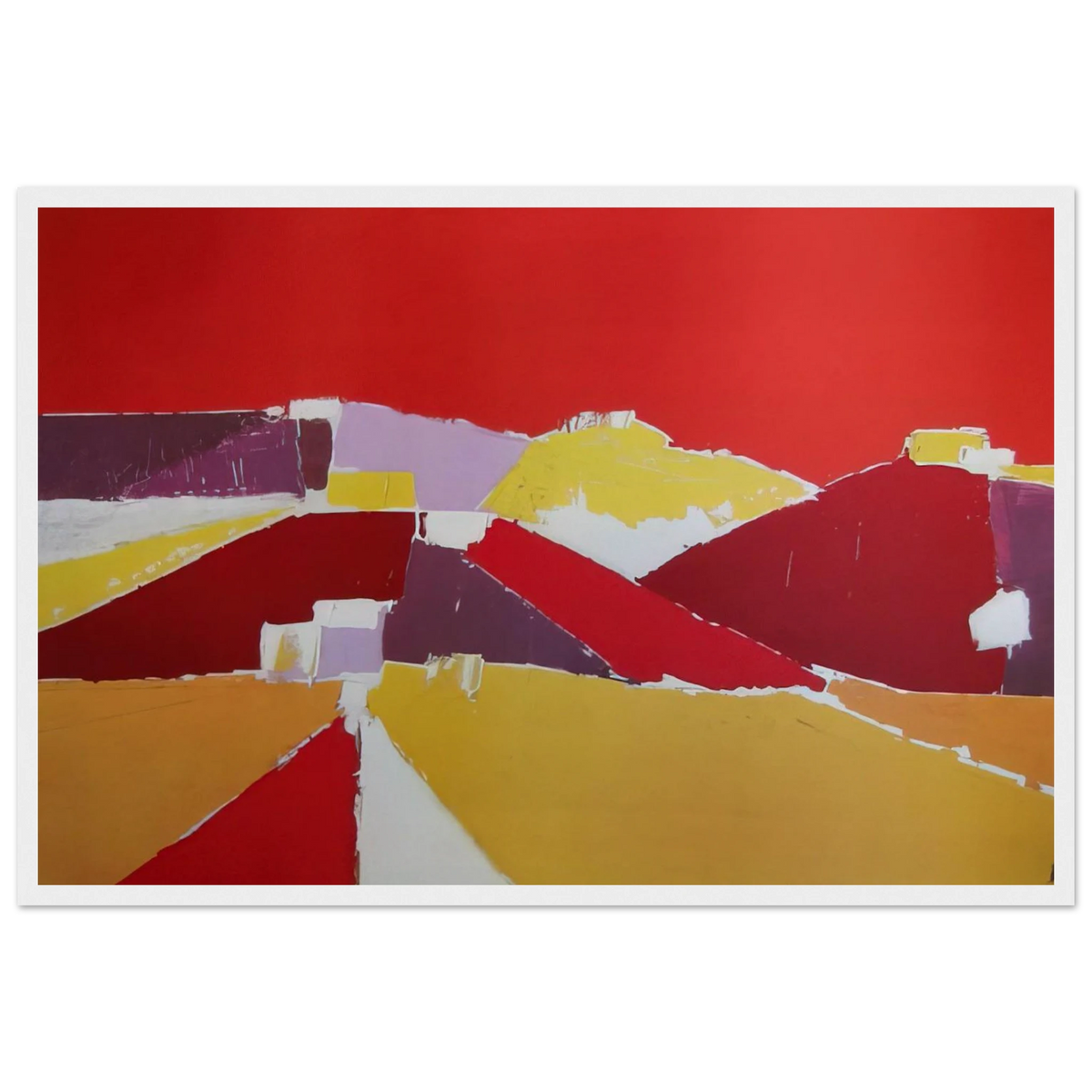 Agrigente - 1953 Framed Poster | Nicolas de Stael Framed Prints Wall Art | Nicolas De Stael Shop