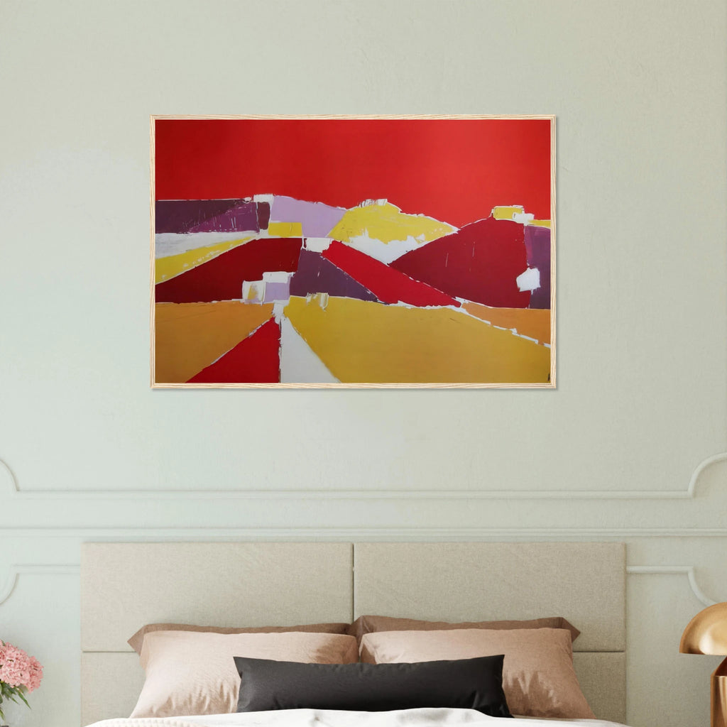 Agrigente - 1953 Framed Poster | Nicolas de Stael Framed Prints Wall Art | Nicolas De Stael Shop