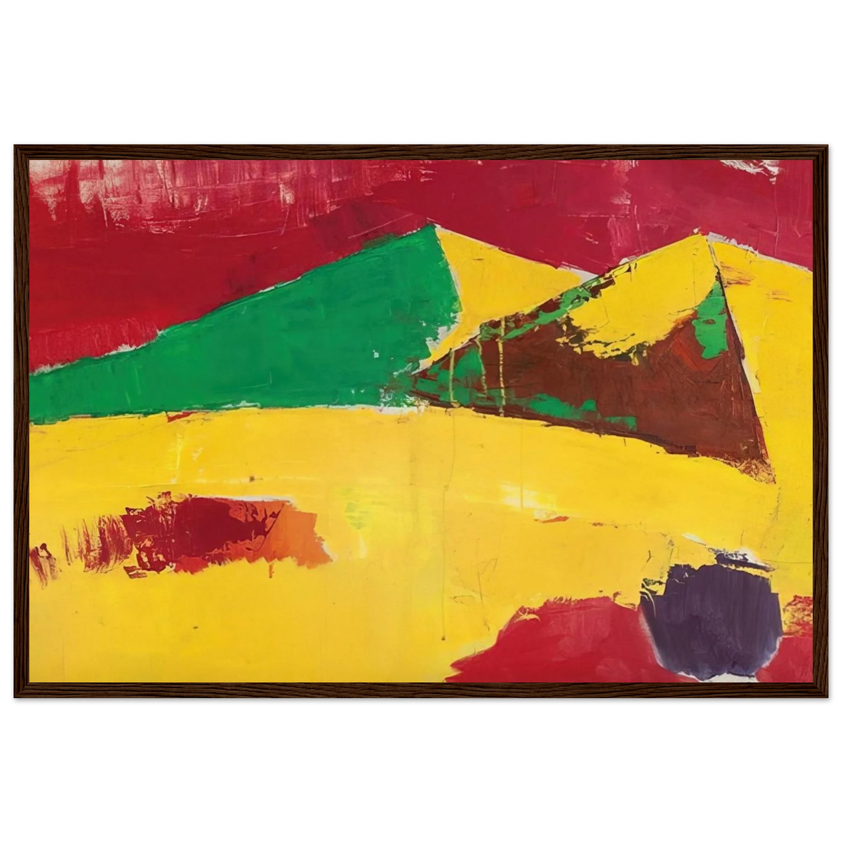 Sicile Agrigente - 1953 Framed Poster | Nicolas de Stael Framed Prints Wall Art | Nicolas De Stael Shop