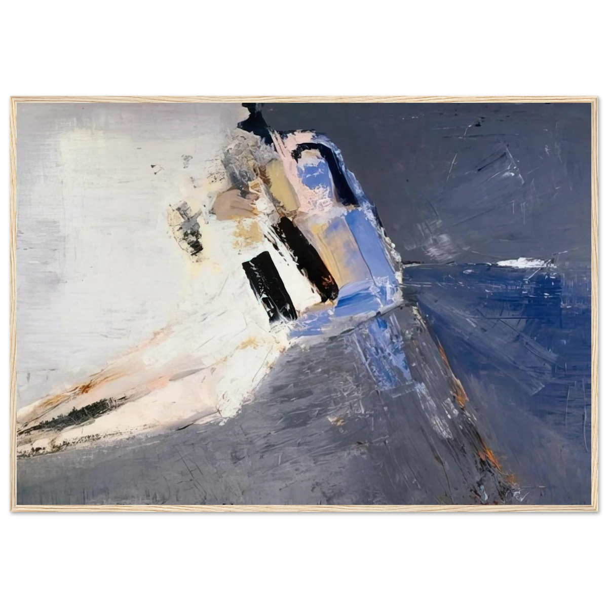 Figure accoudée - 1953 Framed Poster | Nicolas de Stael Framed Prints Wall Art | Nicolas De Stael Shop