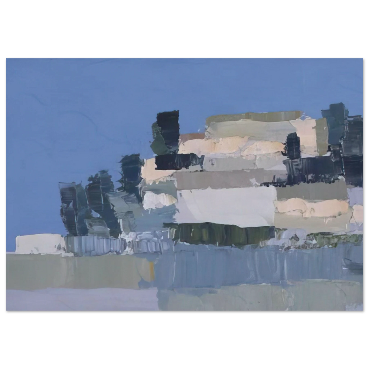 Ménerbes - Art Informel Poster | Nicolas de Stael Poster | Nicolas De Stael Shop