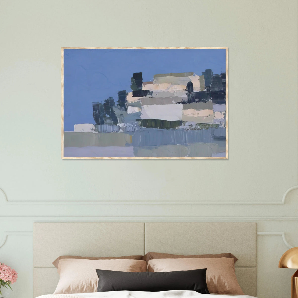 Ménerbes - Art Informel Framed Poster | Nicolas de Stael Framed Prints Wall Art | Nicolas De Stael Shop