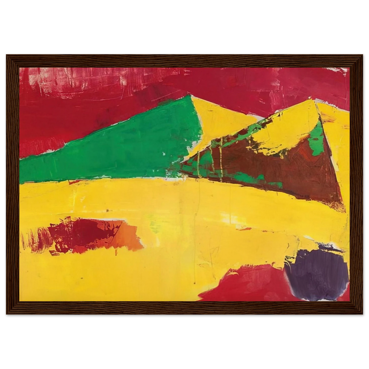 Sicile Agrigente - 1953 Framed Poster | Nicolas de Stael Framed Prints Wall Art | Nicolas De Stael Shop