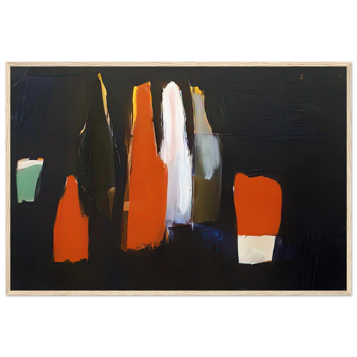 Bouteilles - Art Informel Framed Poster | Nicolas de Stael Framed Prints Wall Art | Nicolas De Stael Shop