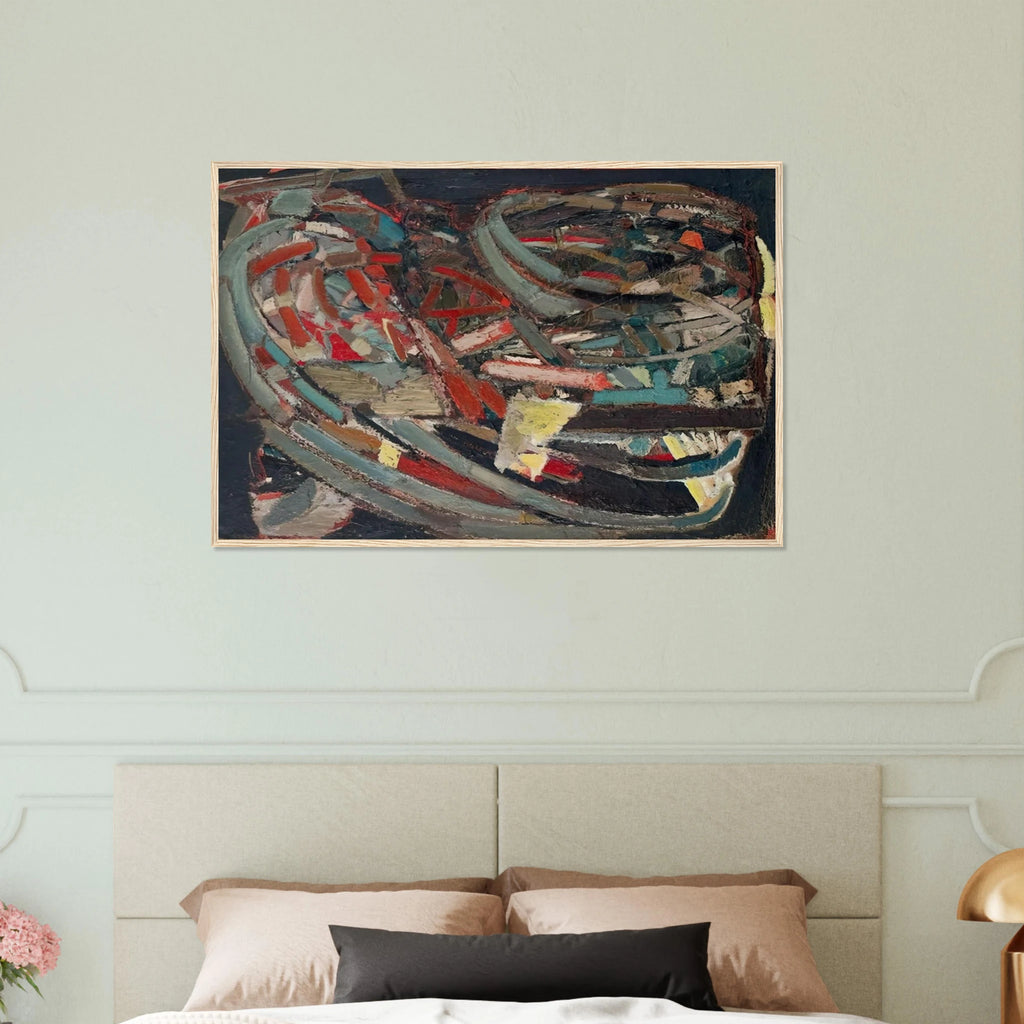 Composition - 1947 Framed Poster | Nicolas de Stael Framed Prints Wall Art | Nicolas De Stael Shop