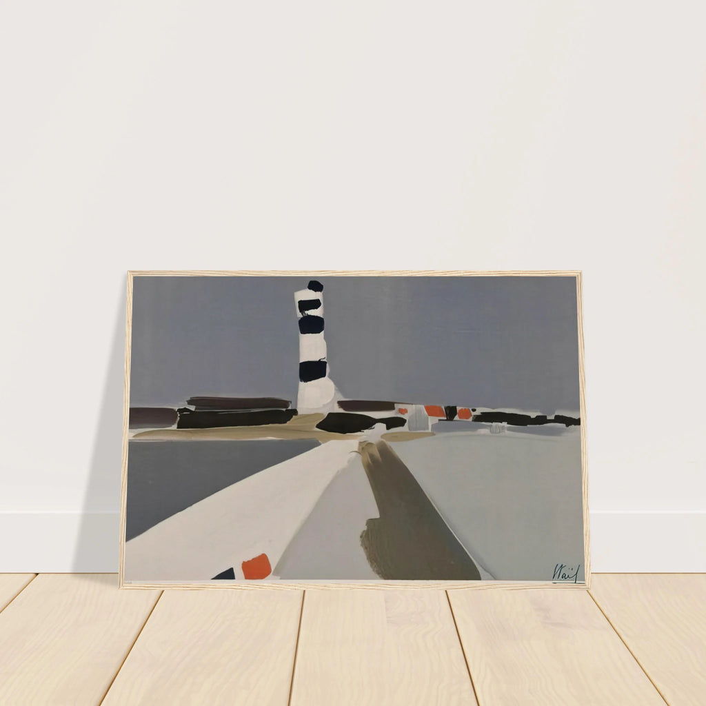 Le Phare - 1952 Framed Poster | Nicolas de Stael Framed Prints Wall Art | Nicolas De Stael Shop