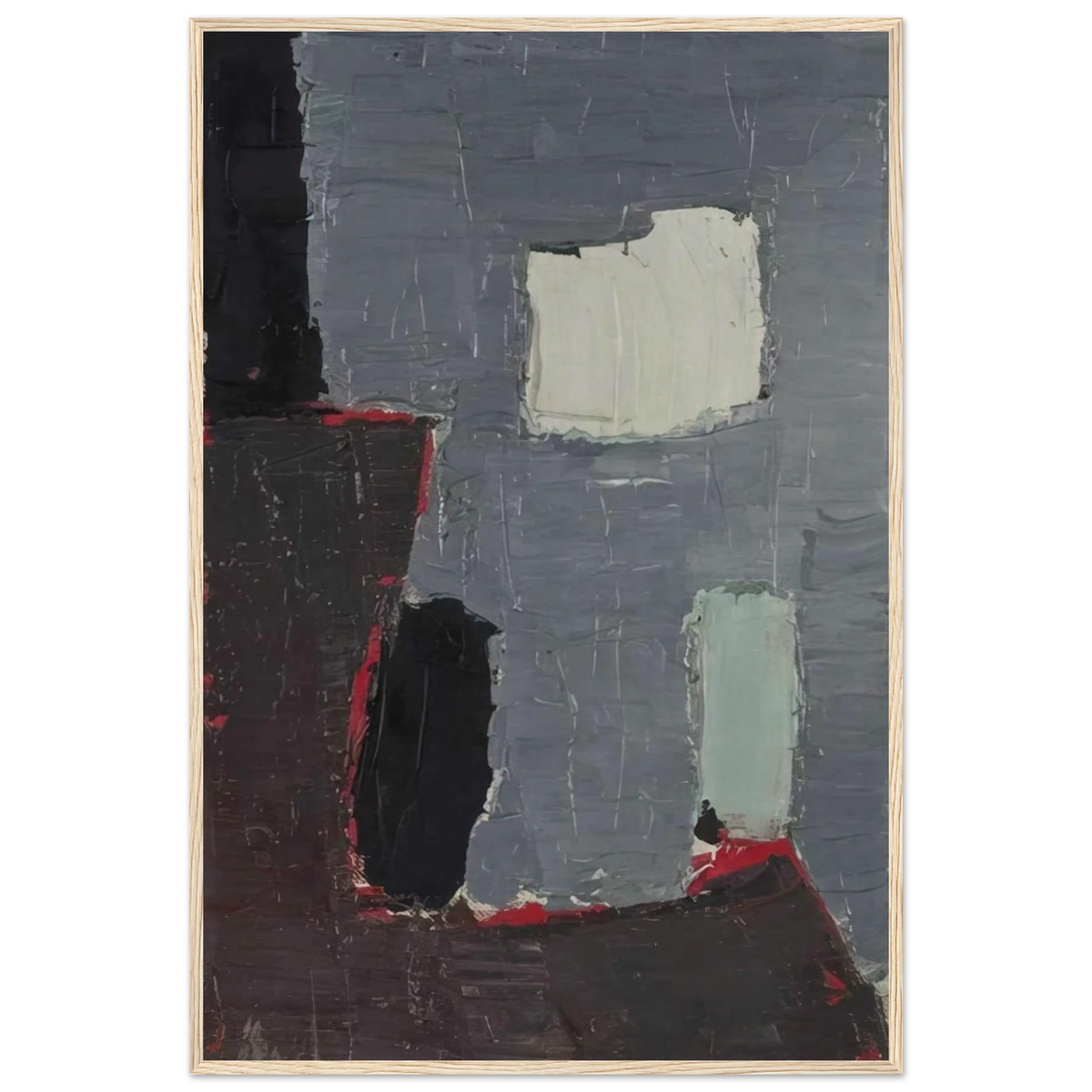Composition - 1950 Framed Poster | Nicolas de Stael Framed Prints Wall Art | Nicolas De Stael Shop