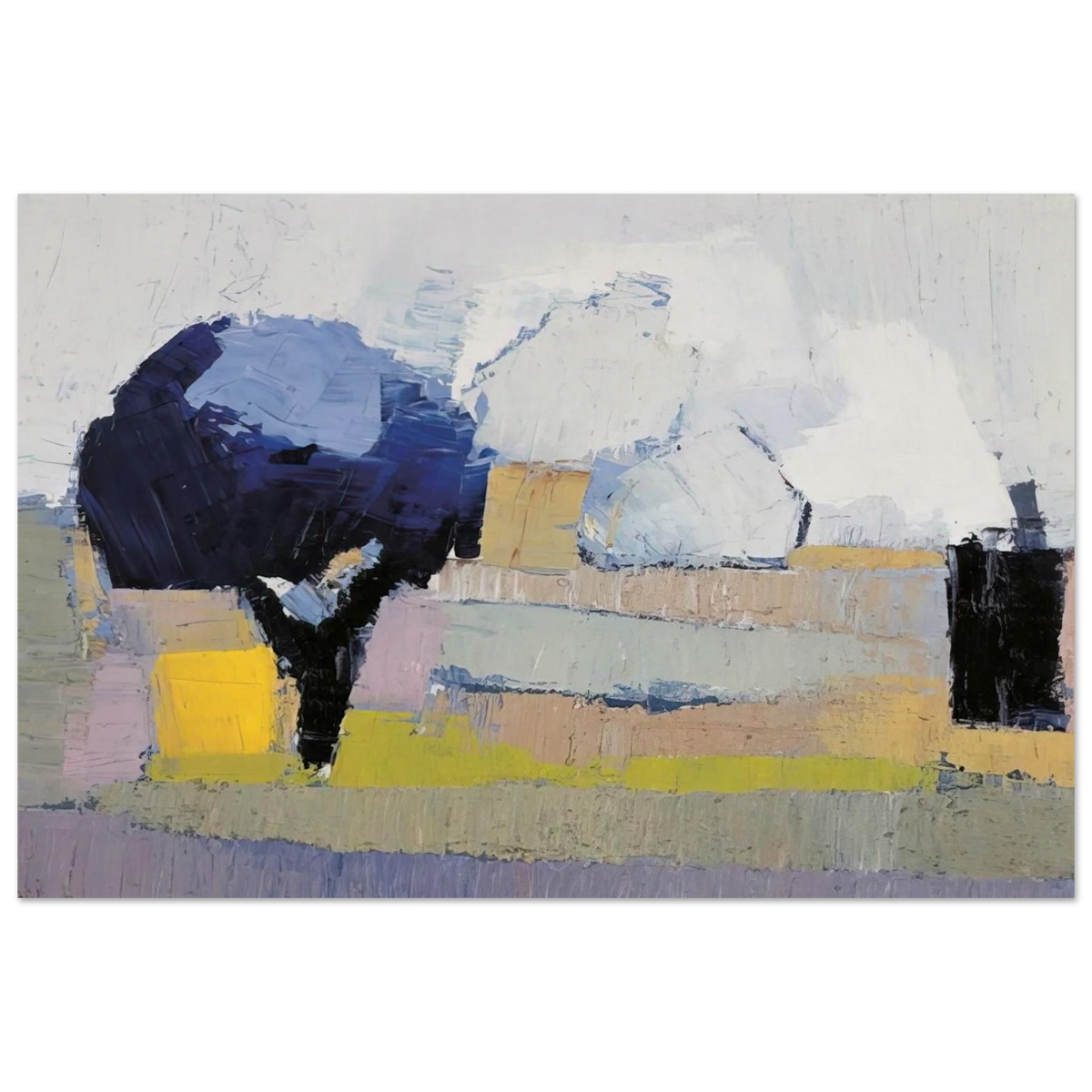 Paysage de Provence - Art Informel Poster | Nicolas de Stael Poster | Nicolas De Stael Shop