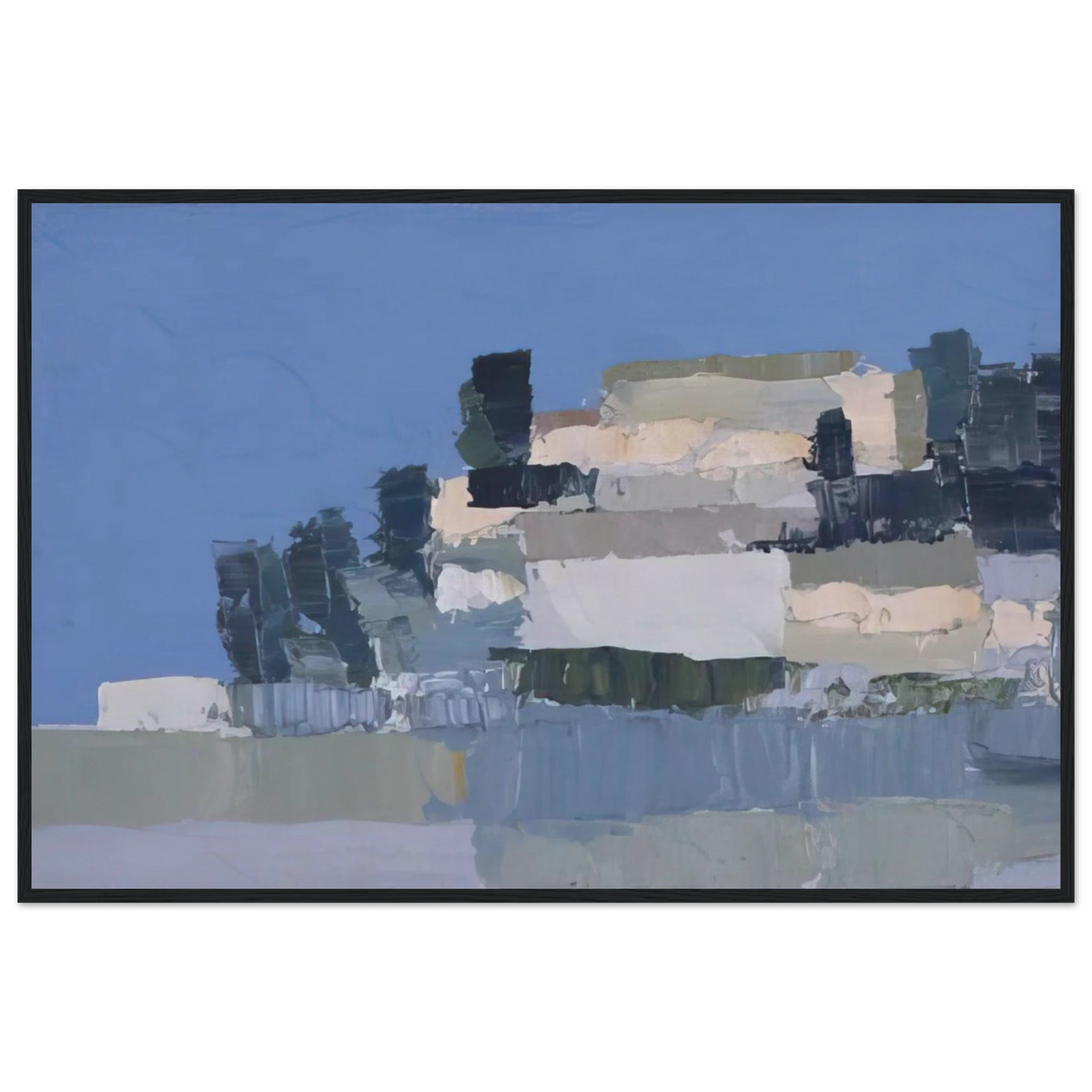 Ménerbes - Art Informel Framed Poster | Nicolas de Stael Framed Prints Wall Art | Nicolas De Stael Shop