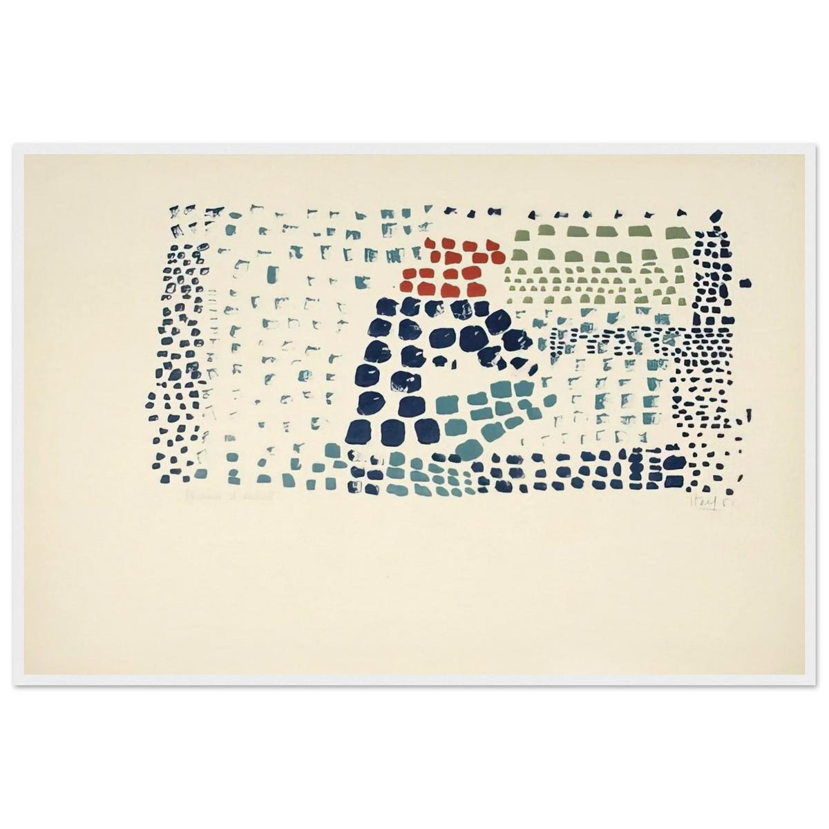 Study in Colour No. 1 Woimant Staël 93 - Art Informel Framed Poster | Nicolas de Stael Framed Prints Wall Art | Nicolas De Stael Shop