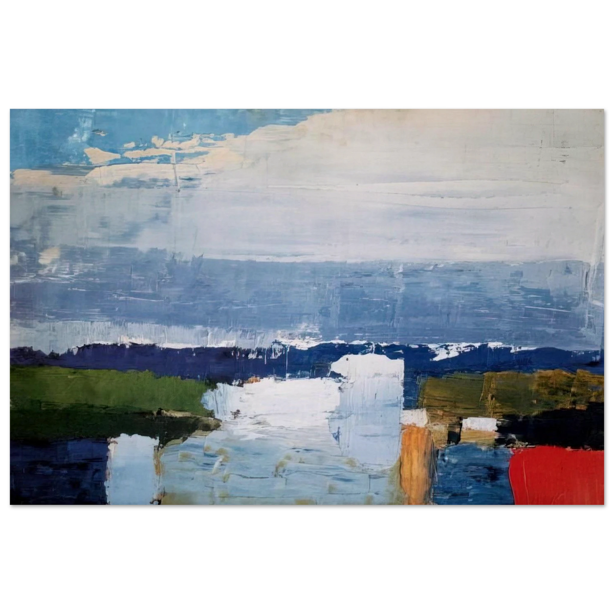 Paysage du midi - Art Informel Poster | Nicolas de Stael Poster | Nicolas De Stael Shop