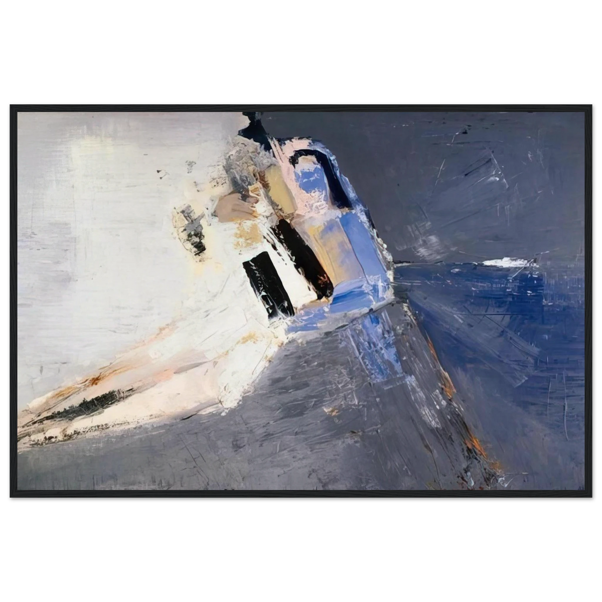 Figure accoudée - 1953 Framed Poster | Nicolas de Stael Framed Prints Wall Art | Nicolas De Stael Shop