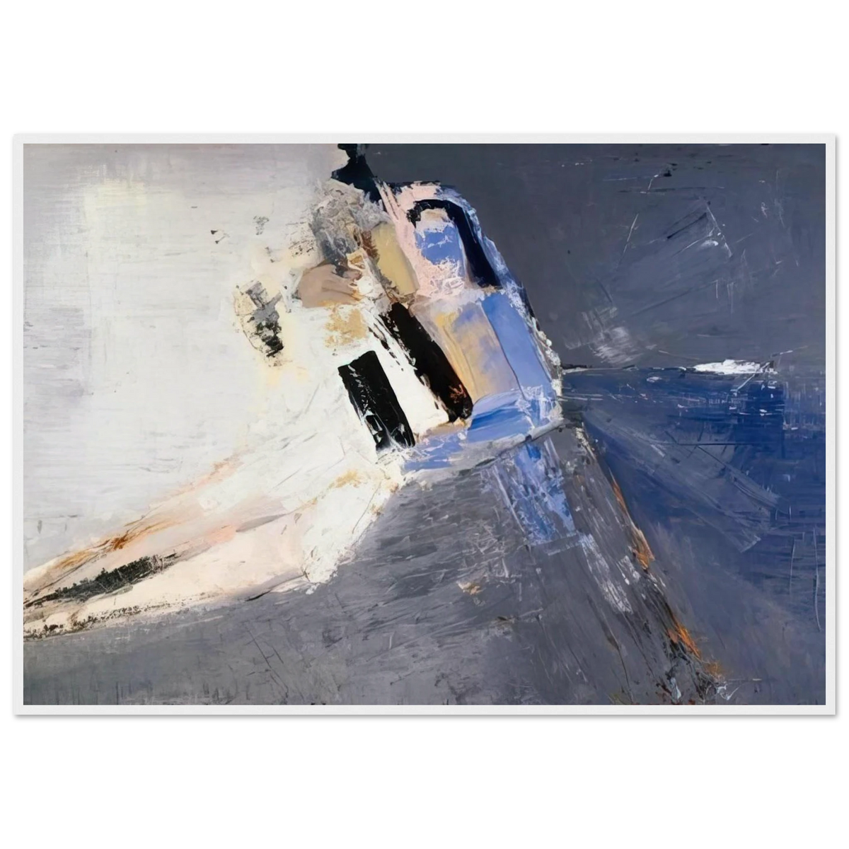 Figure accoudée - 1953 Framed Poster | Nicolas de Stael Framed Prints Wall Art | Nicolas De Stael Shop